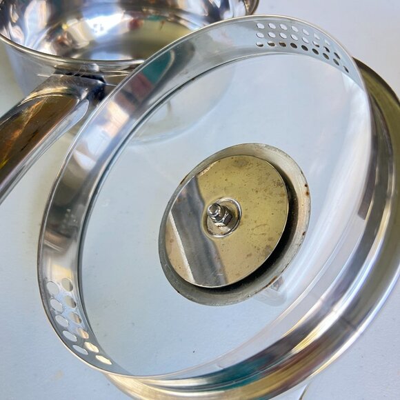 Ecolution Stainless Steel 1 Qt Saucepan With Glass Lid & Pour Spouts Pots & Pans - Picture 3 of 5